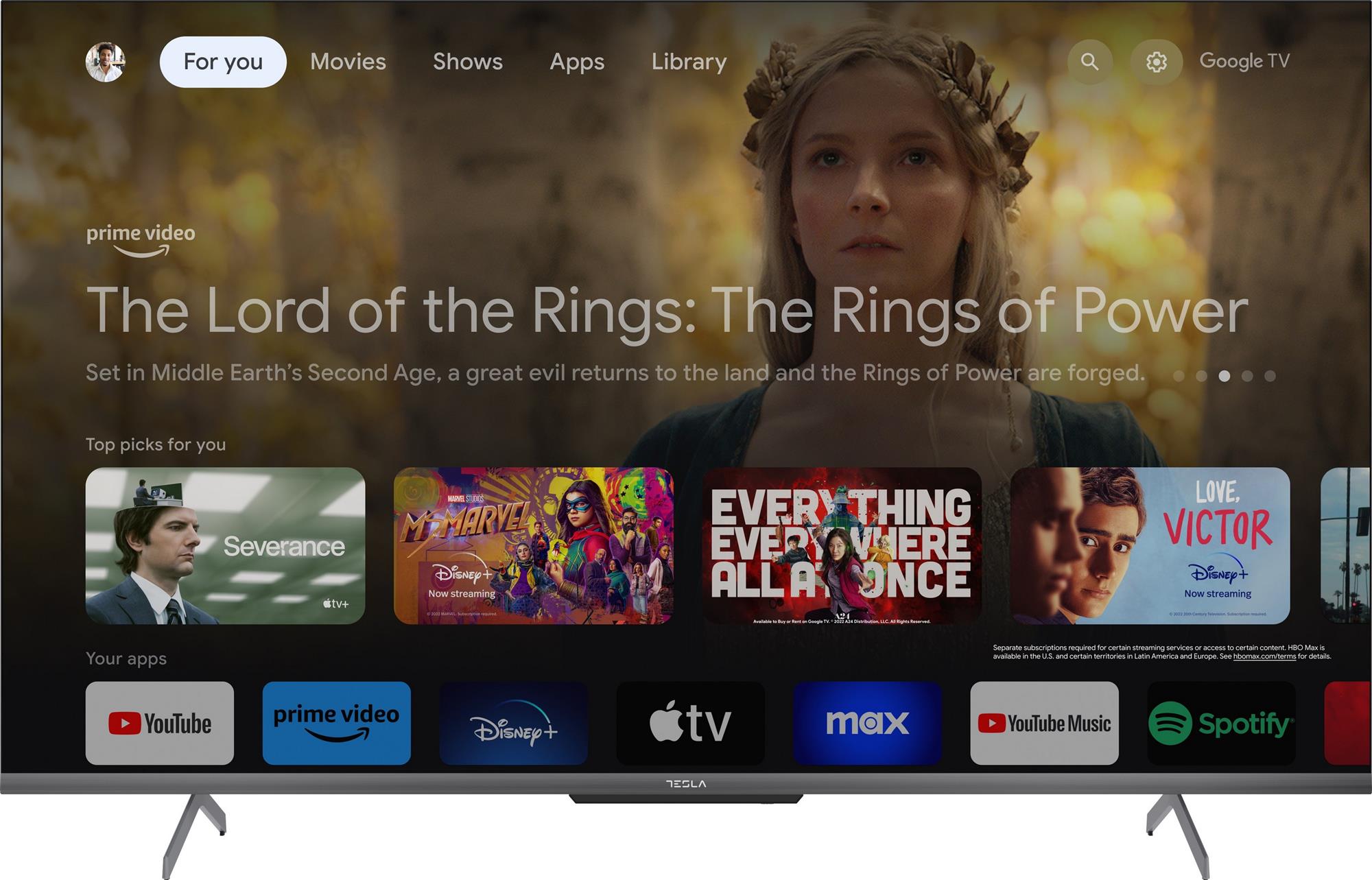 фото Телевізор Tesla Q55S935GUS