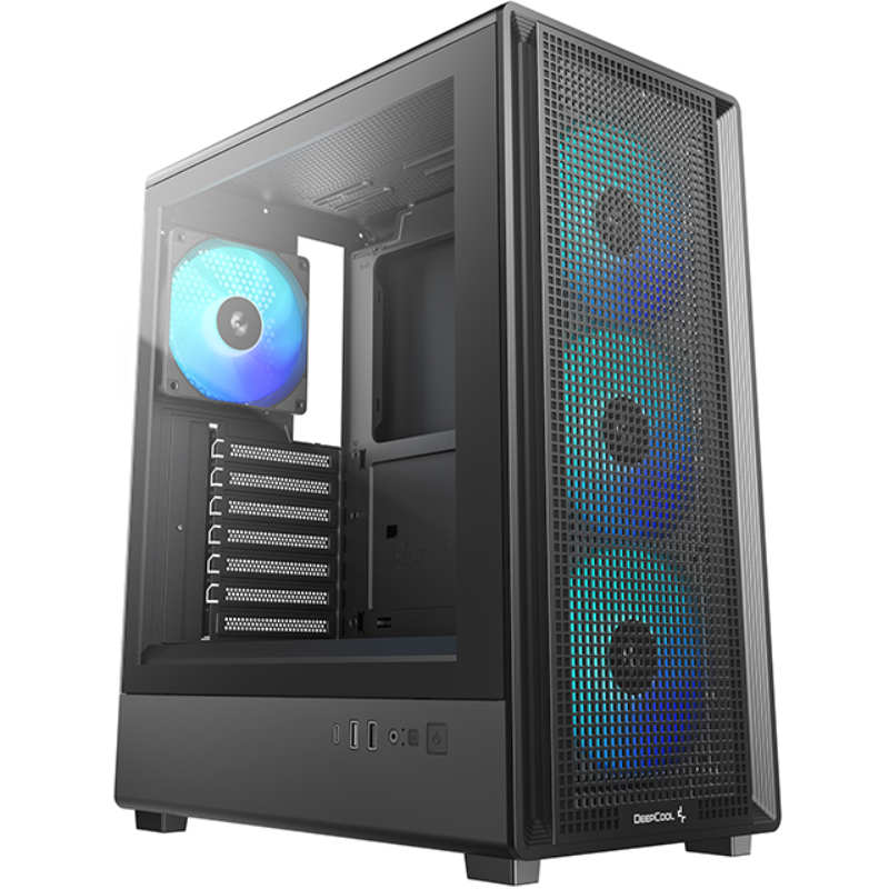 Комп'ютерний корпус DeepCool CC550 4F ARGB Black