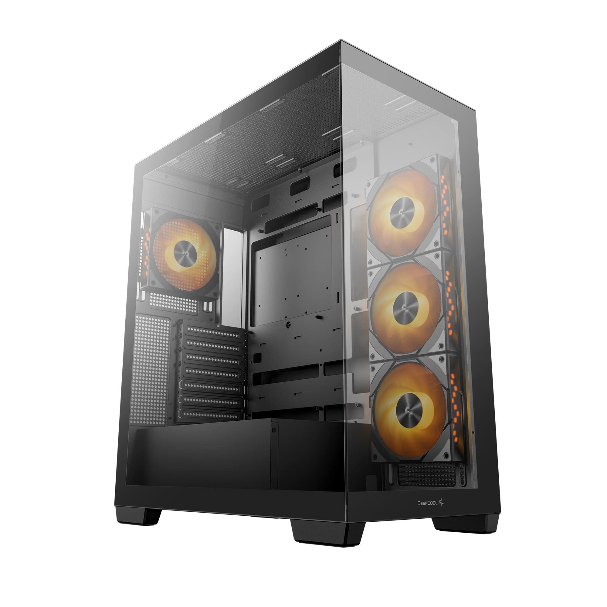 Корпус DeepCool CG580 4F панорамний огляд Black