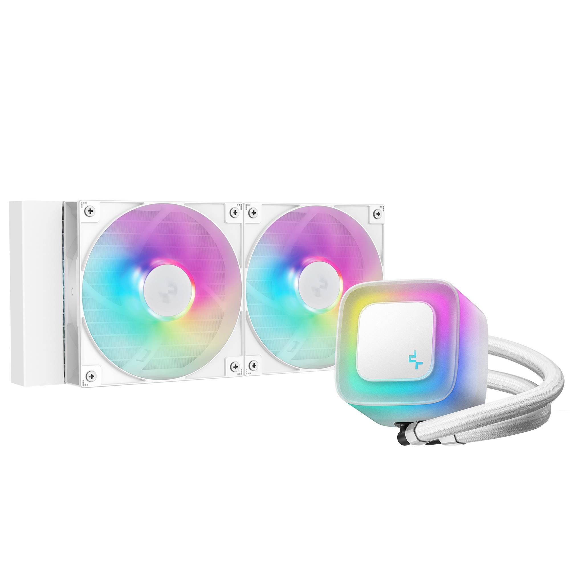 Система водяного охолодження DeepCool LE240 WH V2 (R-LE240-WHAMMN-G-2)