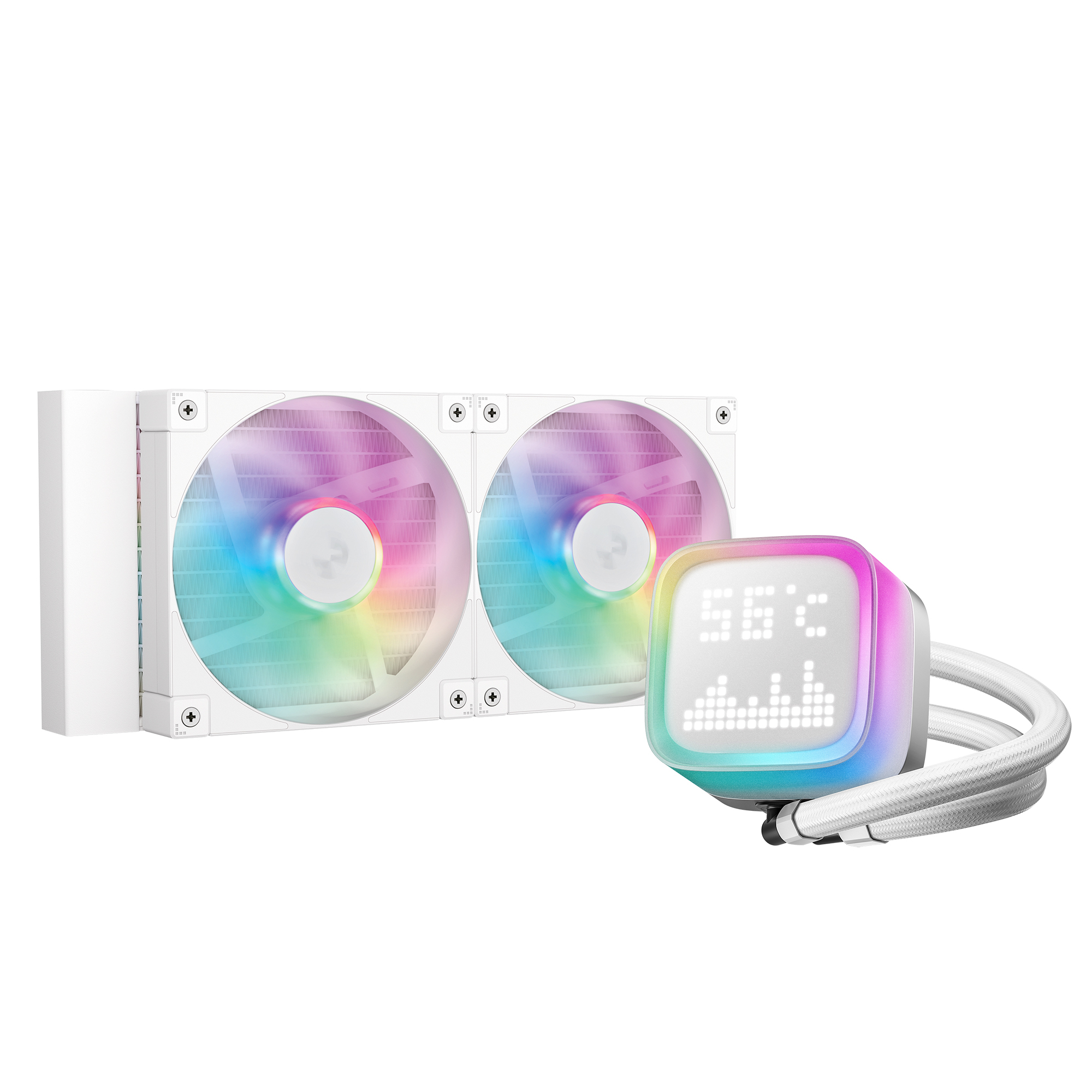 Система водяного охолодження DeepCool LP240 ARGB White (R-LP240-WHMSMC-G-1)