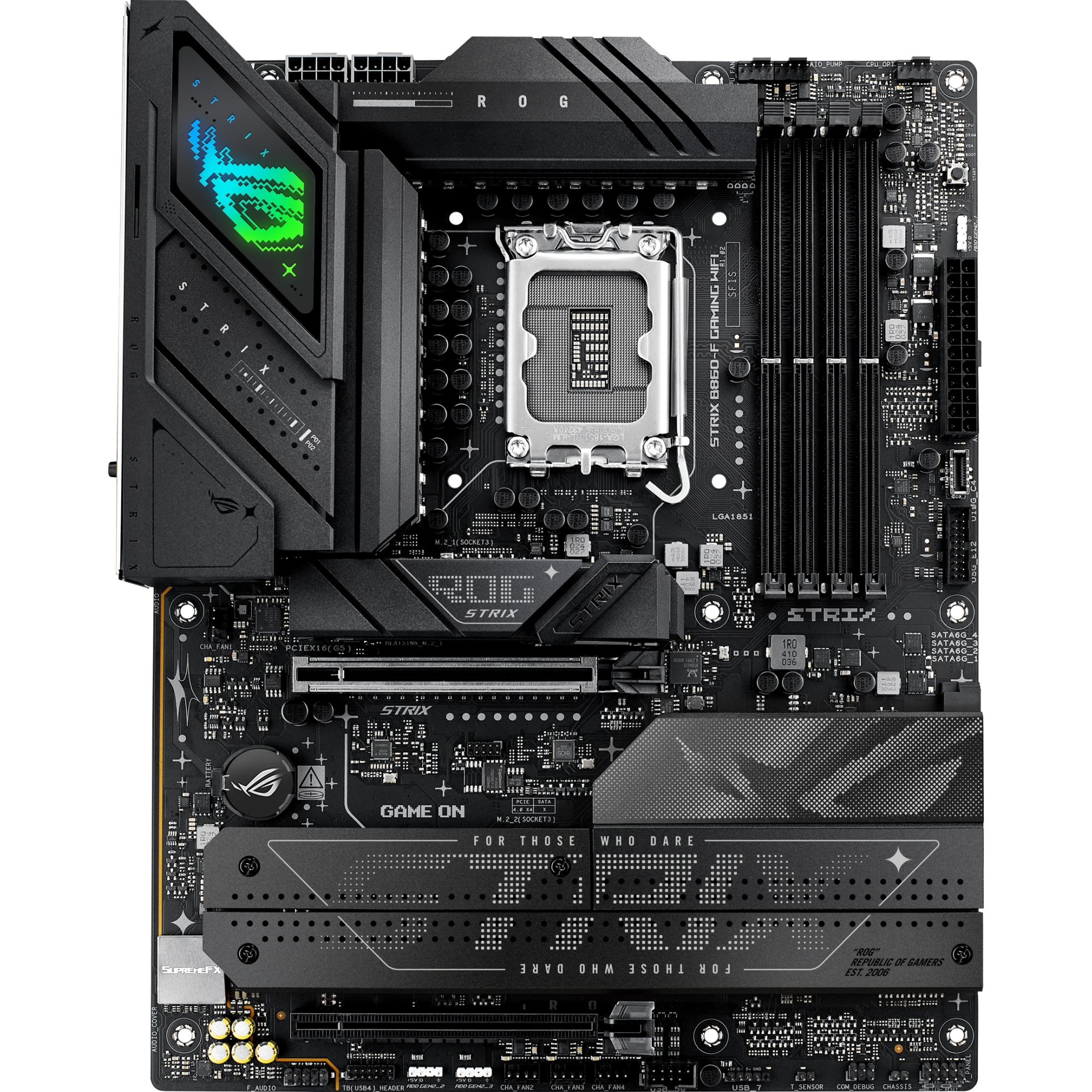 Материнська плата Asus ROG Strix B860-F Gaming WiFi Socket 1851 Материнська плата Asus ROG Strix B860-F Gaming WiFi Socket 1851