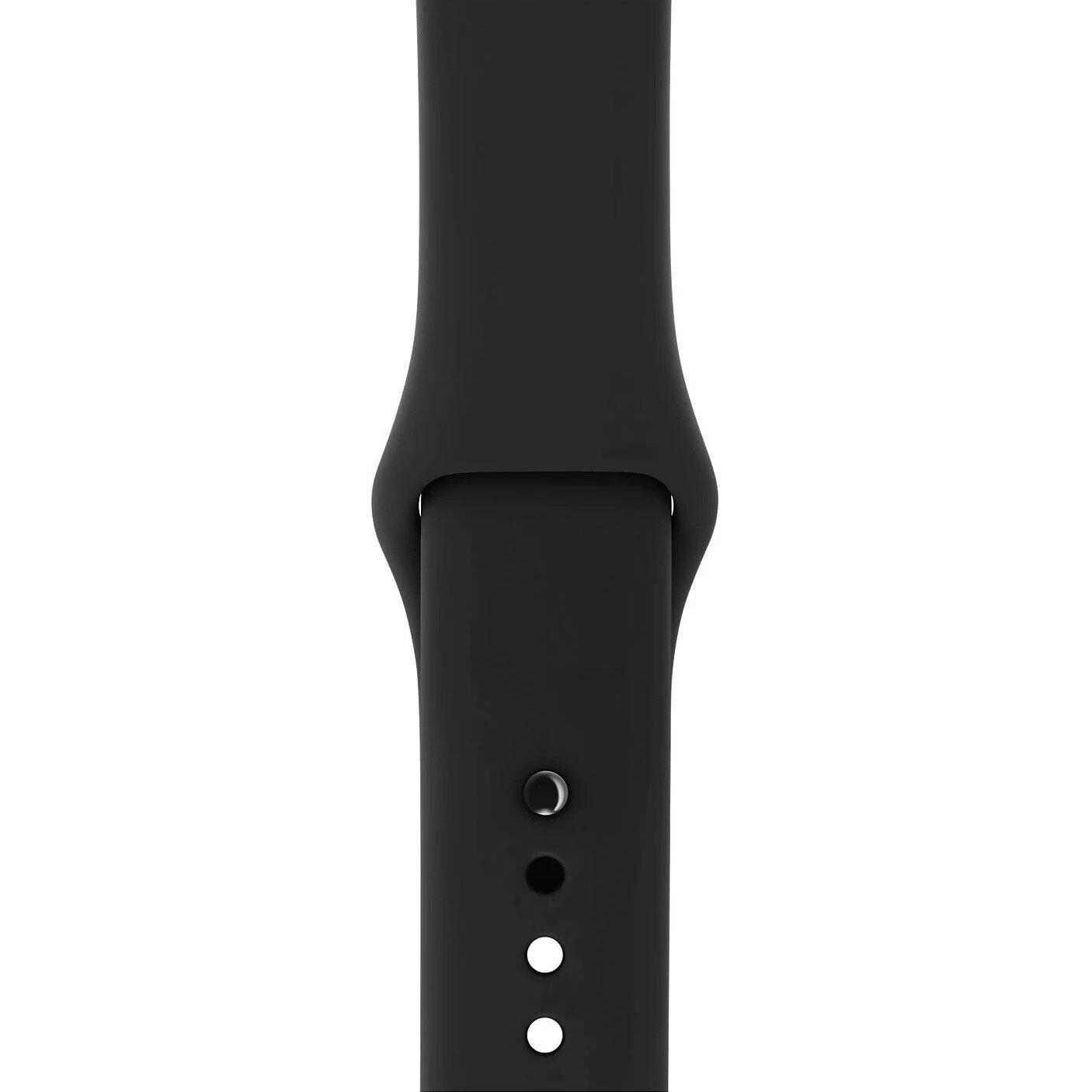 Ремінець Apple Sport Band для Apple Watch 40mm Black (MTP62)