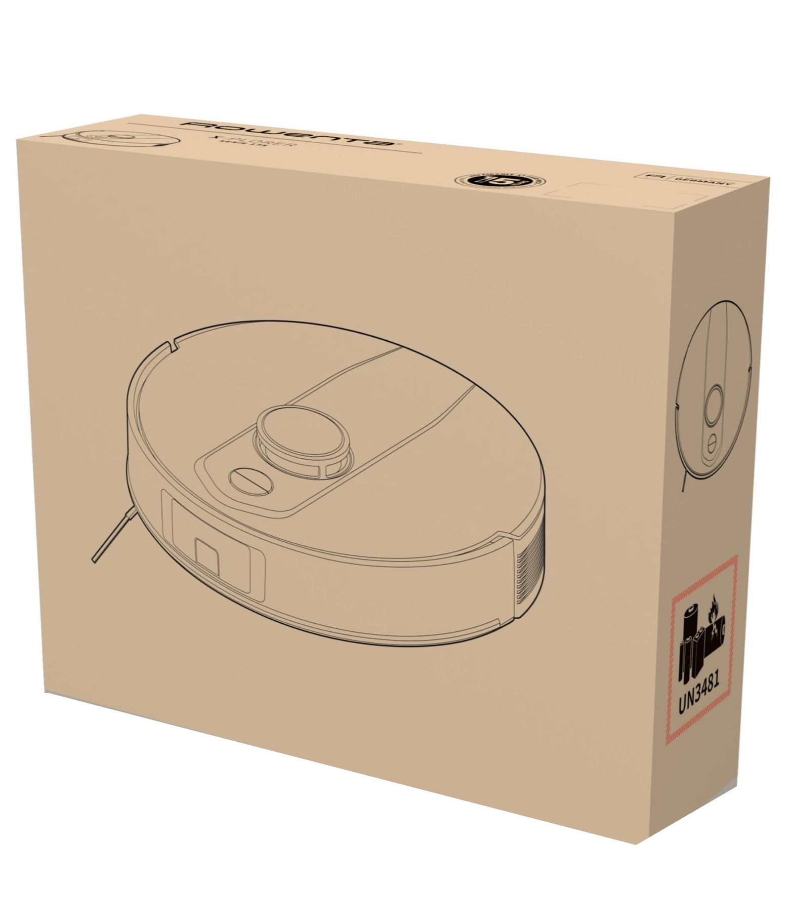 фото Робот-пилосос з вологим прибиранням Rowenta X-Plorer Serie 135 Standart RR91C5WH