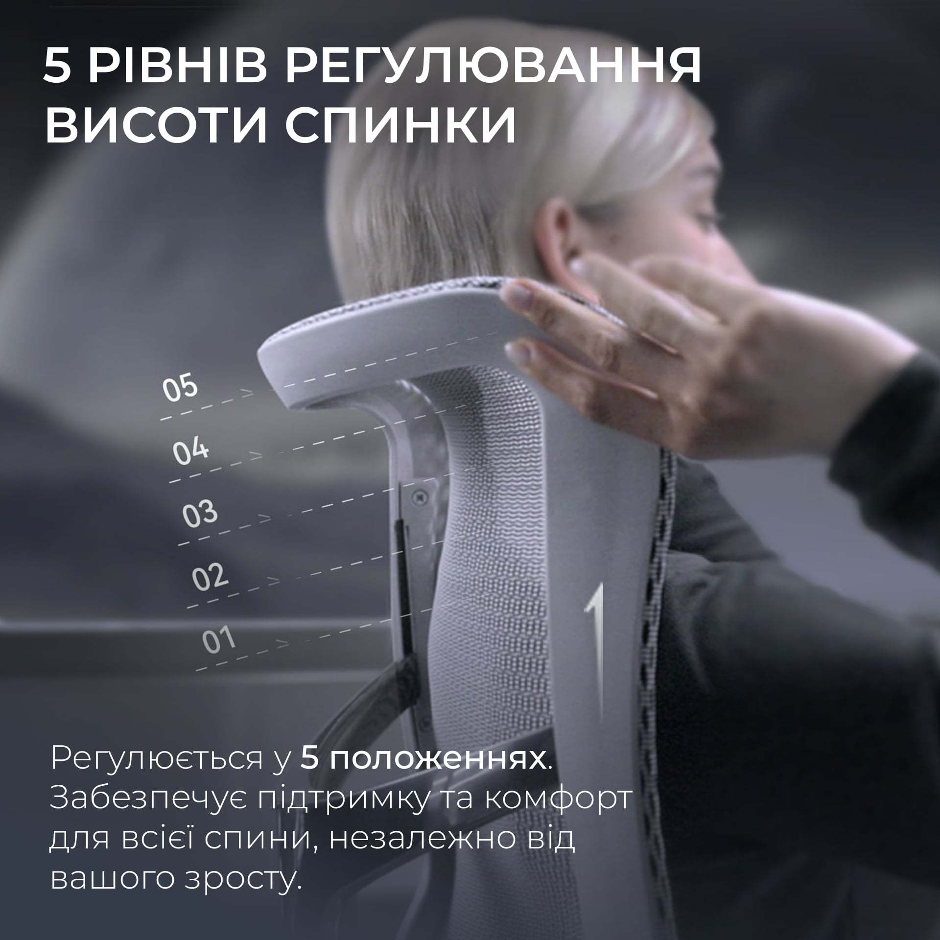 Кресло офисное Sihoo Doro S300 Mesh Light Grey (S300-M202) Кресло офисное Sihoo Doro S300 Mesh Light Grey (S300-M202)