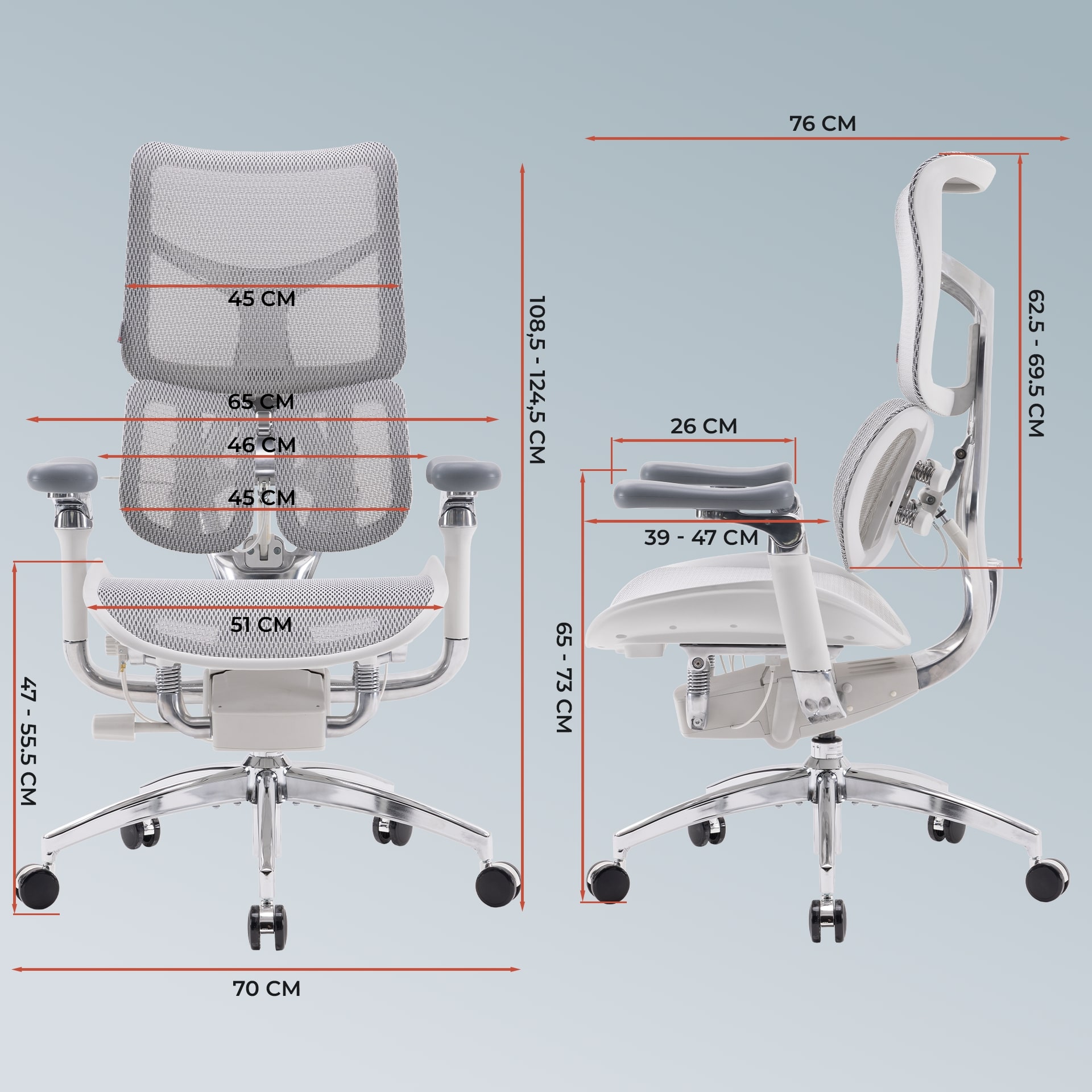 Кресло офисное Sihoo Doro S300 Mesh Light Grey (S300-M202) Кресло офисное Sihoo Doro S300 Mesh Light Grey (S300-M202)