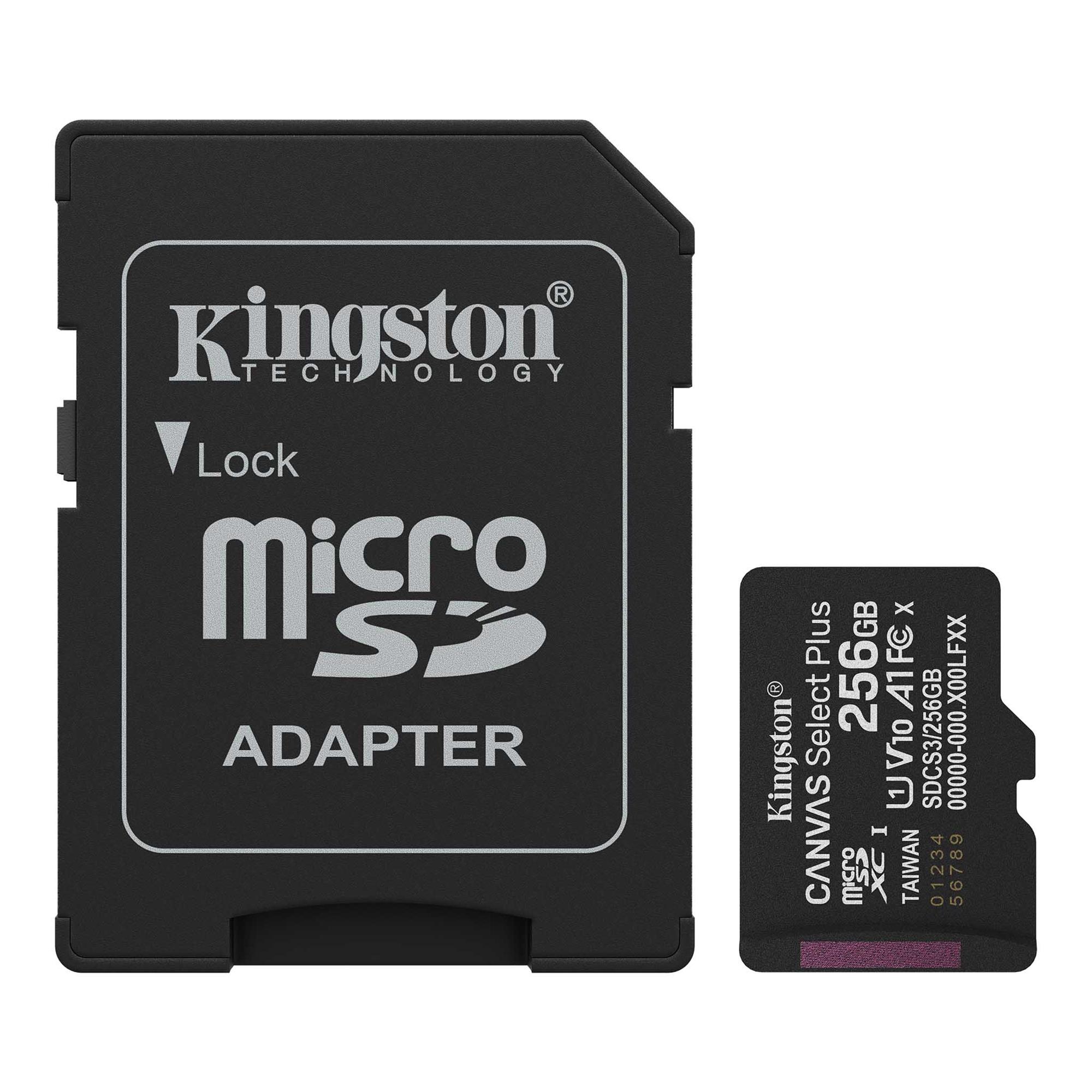 microSDXC Kingston Canvas Select Plus 256 ГБ