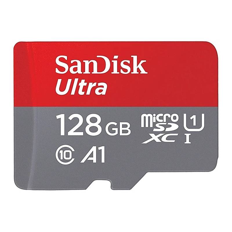 Карта пам`ятi MicroSDXC 128GB UHS-I/U1 Class 10 SanDisk Ultra A1 R140/W90MB/s (SDSQUAB-128G-GN6MN)