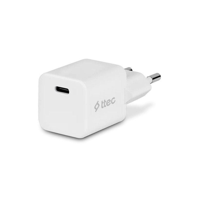 Мережевий зарядний пристрій Ttec SmartCharger 20Вт PD/QC білий
