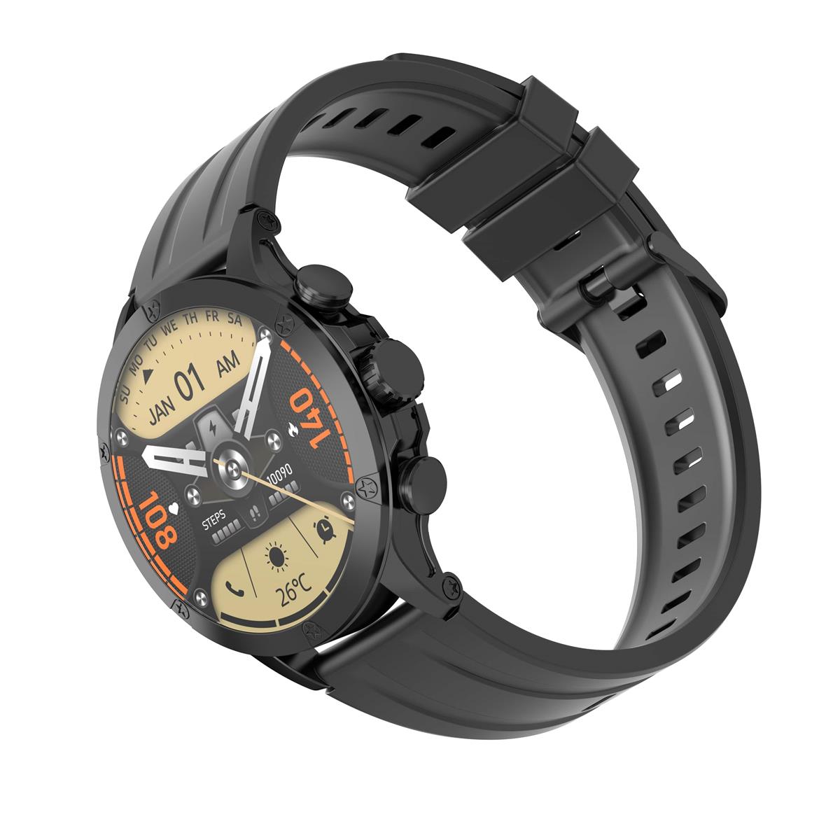 Смарт-годинник iMiki XPLORER Pro Black Silicone strap