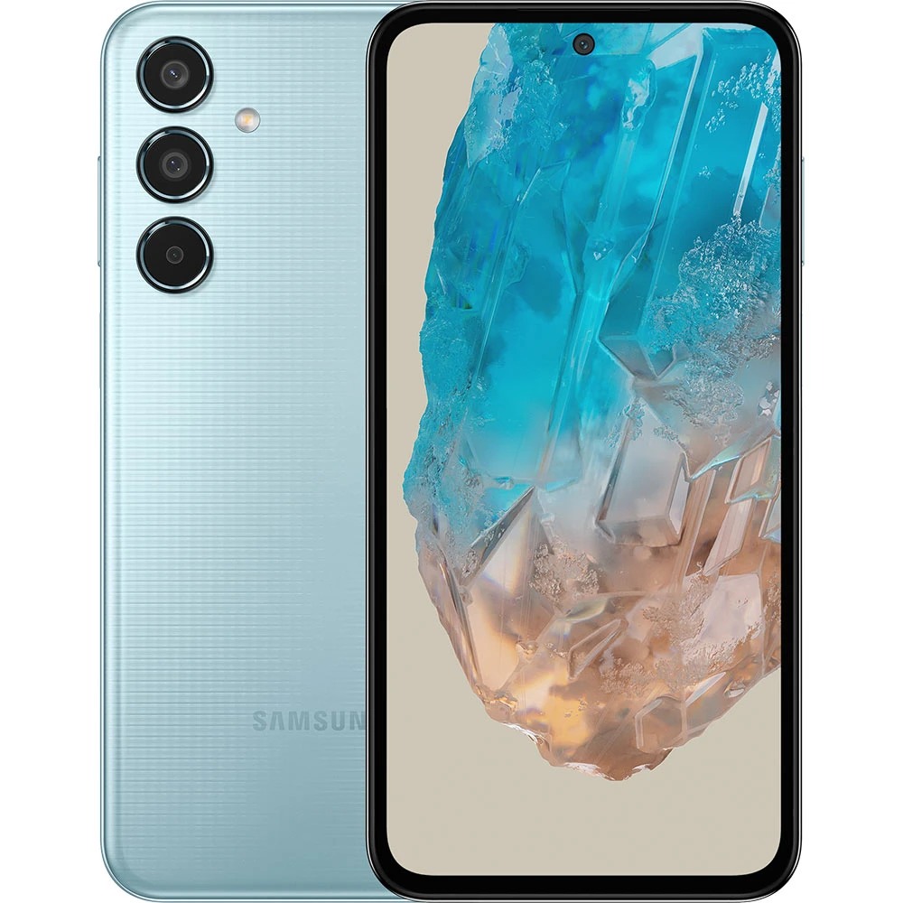 Смартфон Samsung Galaxy M35 5G SM-M356 6/128GB Dual Sim Light Blue (SM-M356BLBBEUC)