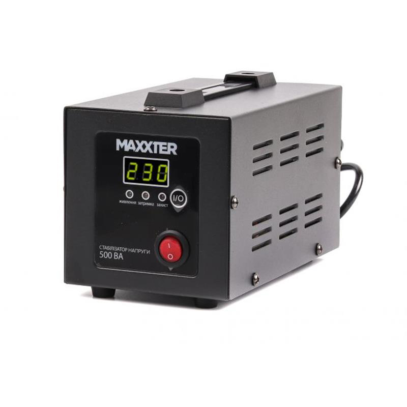 фото Стабілізатор напруги Maxxter MX-AVR-E500-01