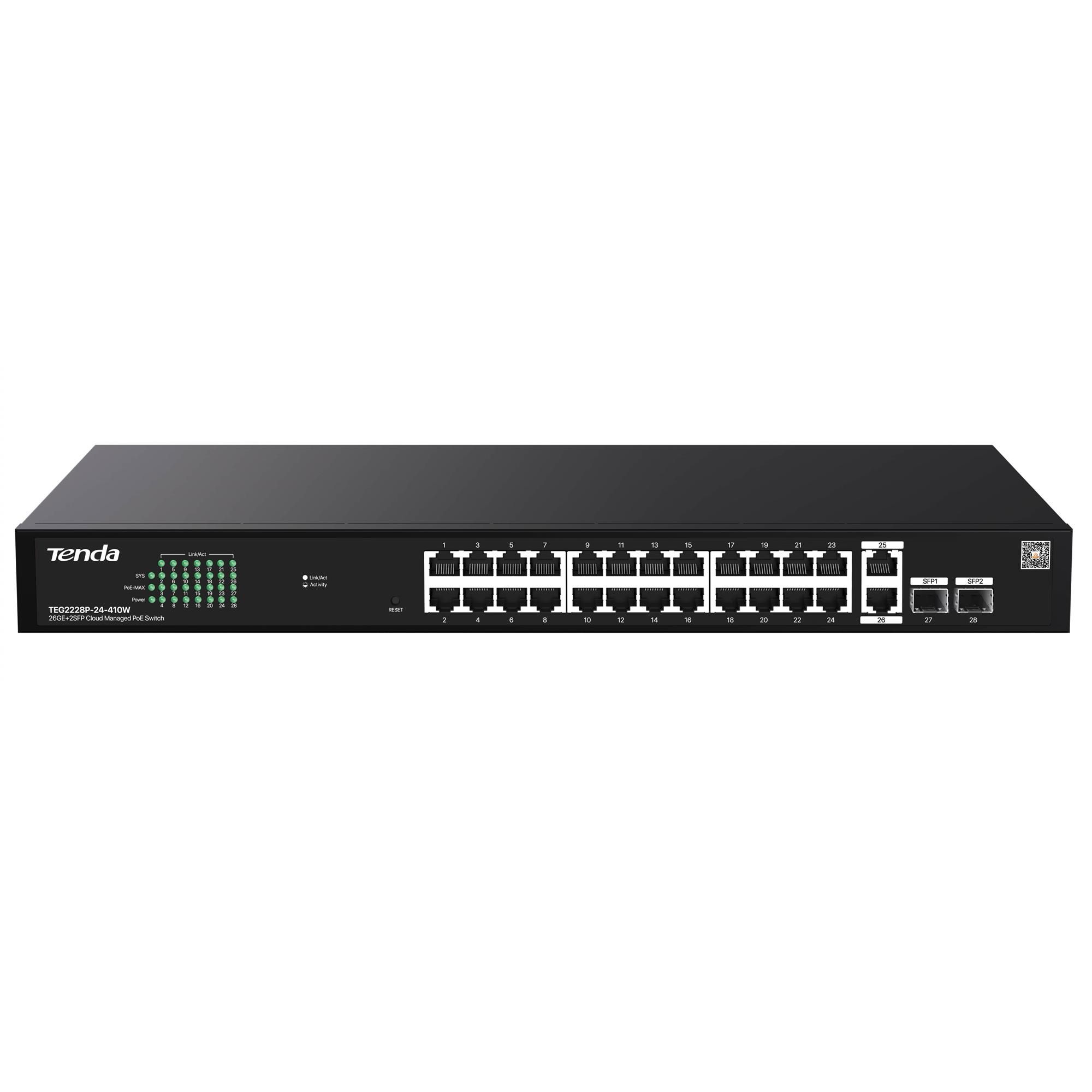 Комутатор Tenda TEG2228P-24-410W
