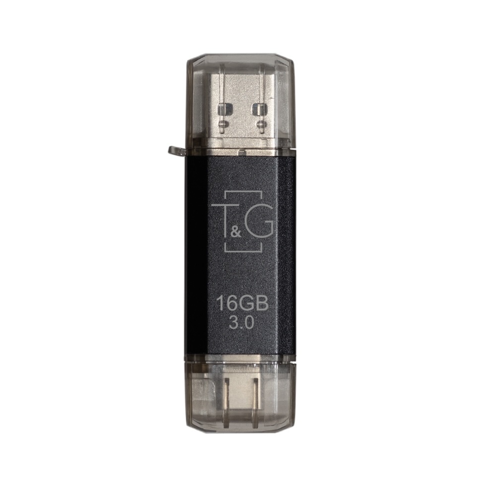 Флеш-накопитель T&G Star Series 16GB USB 3.0/Type-C Чорний
