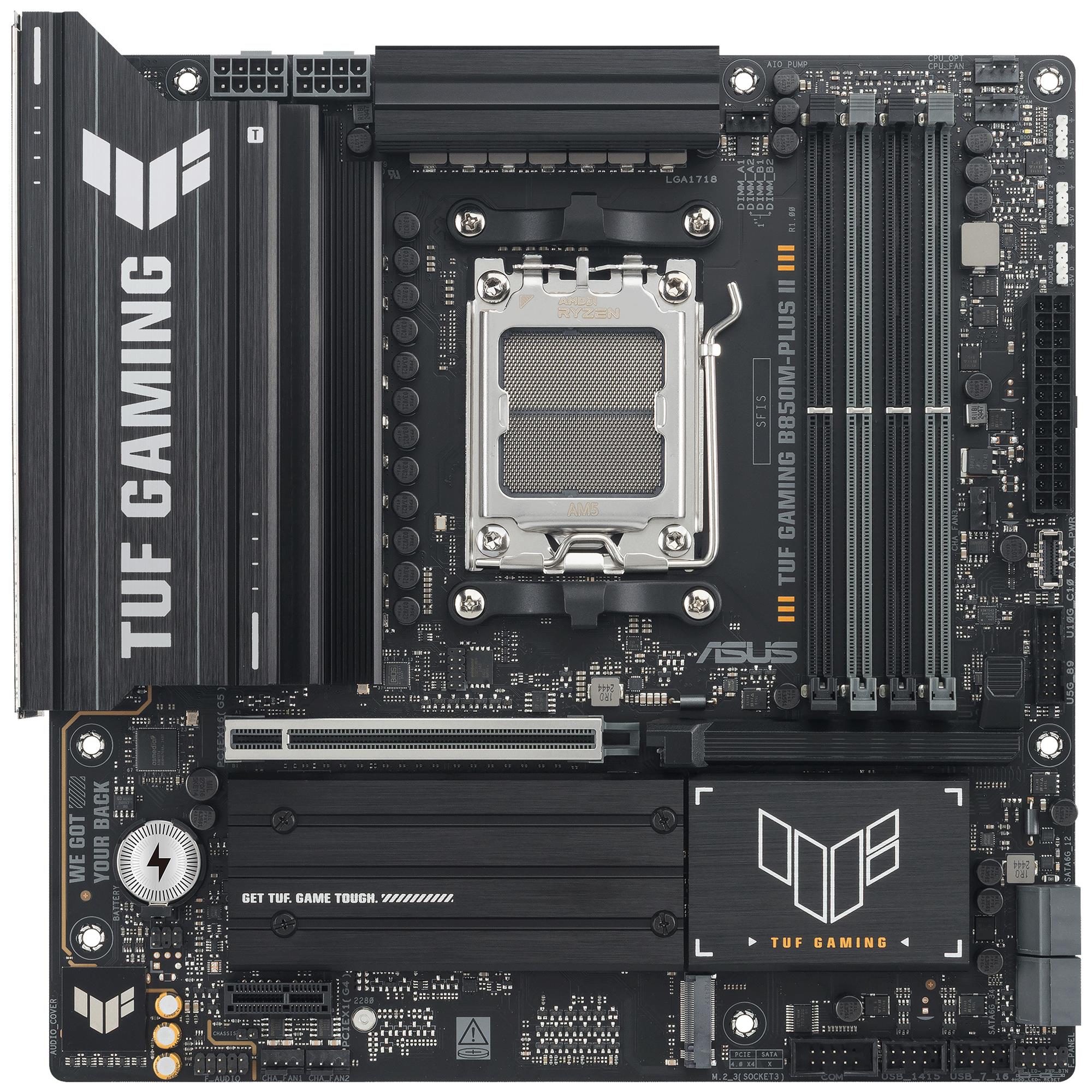Материнская плата Asus TUF Gaming B850M-Plus II Socket AM5 Материнская плата Asus TUF Gaming B850M-Plus II Socket AM5