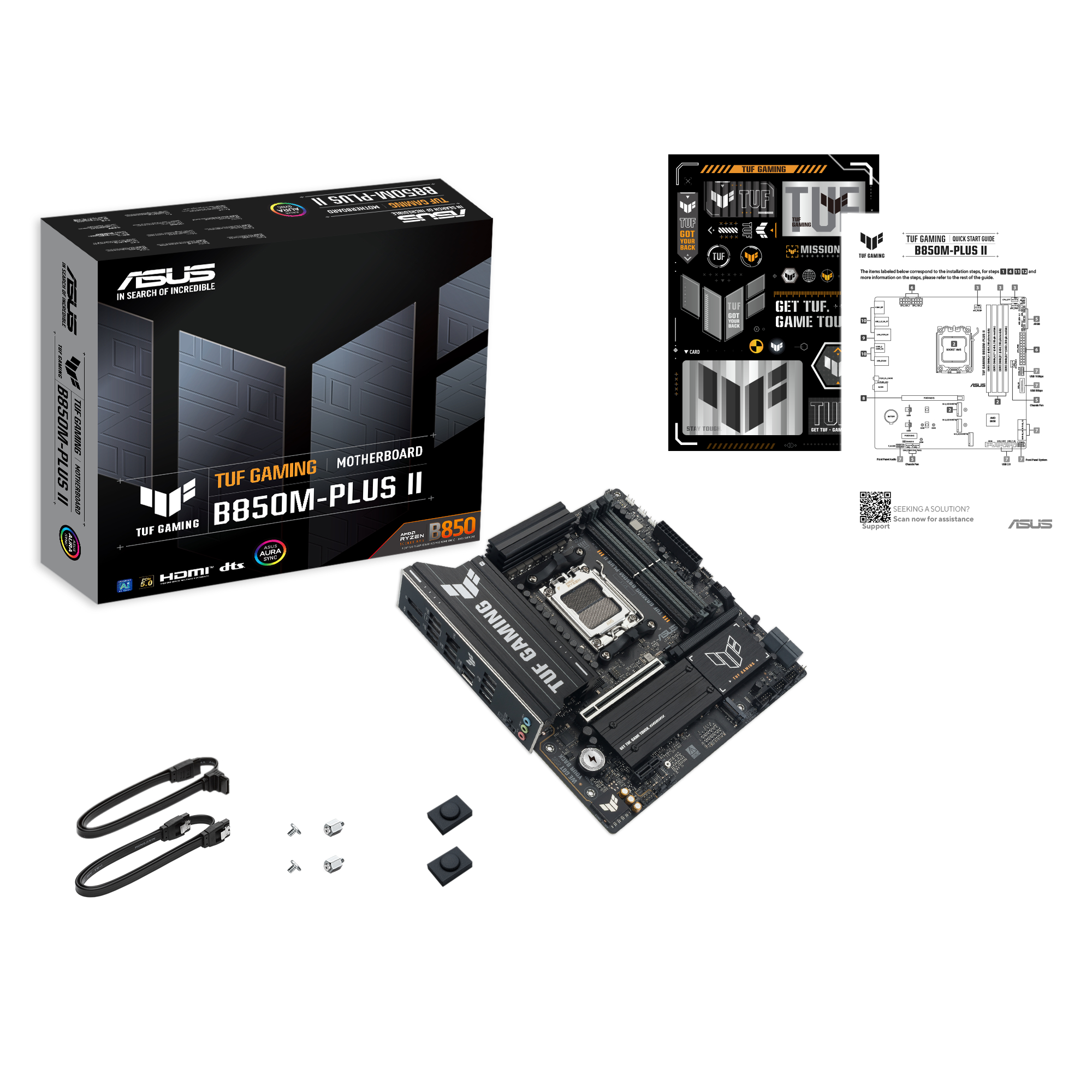 Материнская плата Asus TUF Gaming B850M-Plus II Socket AM5 Материнская плата Asus TUF Gaming B850M-Plus II Socket AM5