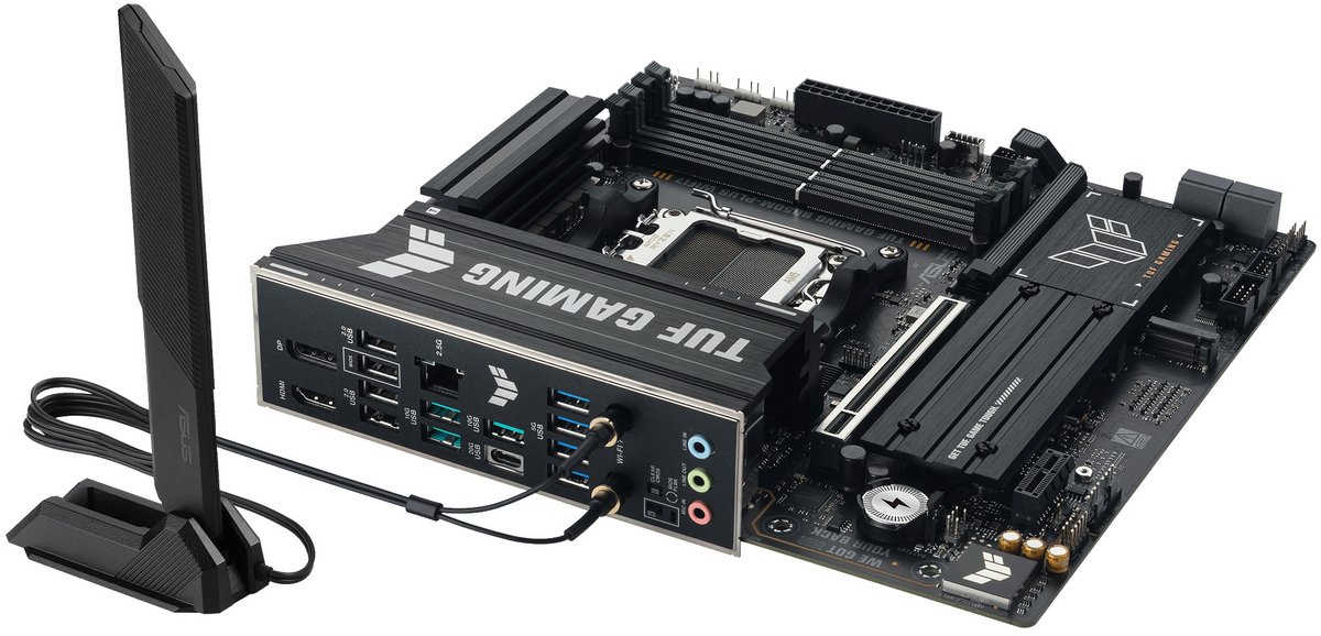 Материнська плата Asus TUF Gaming B850M-Plus WiFi7 Socket AM5 Материнська плата Asus TUF Gaming B850M-Plus WiFi7 Socket AM5