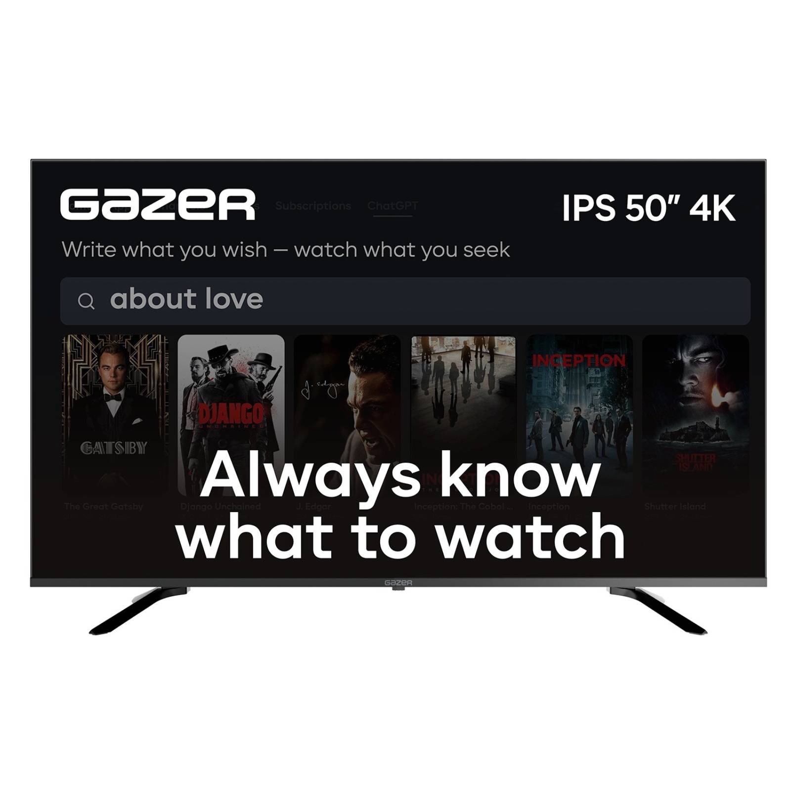 Телевiзор Gazer TV50-UN1