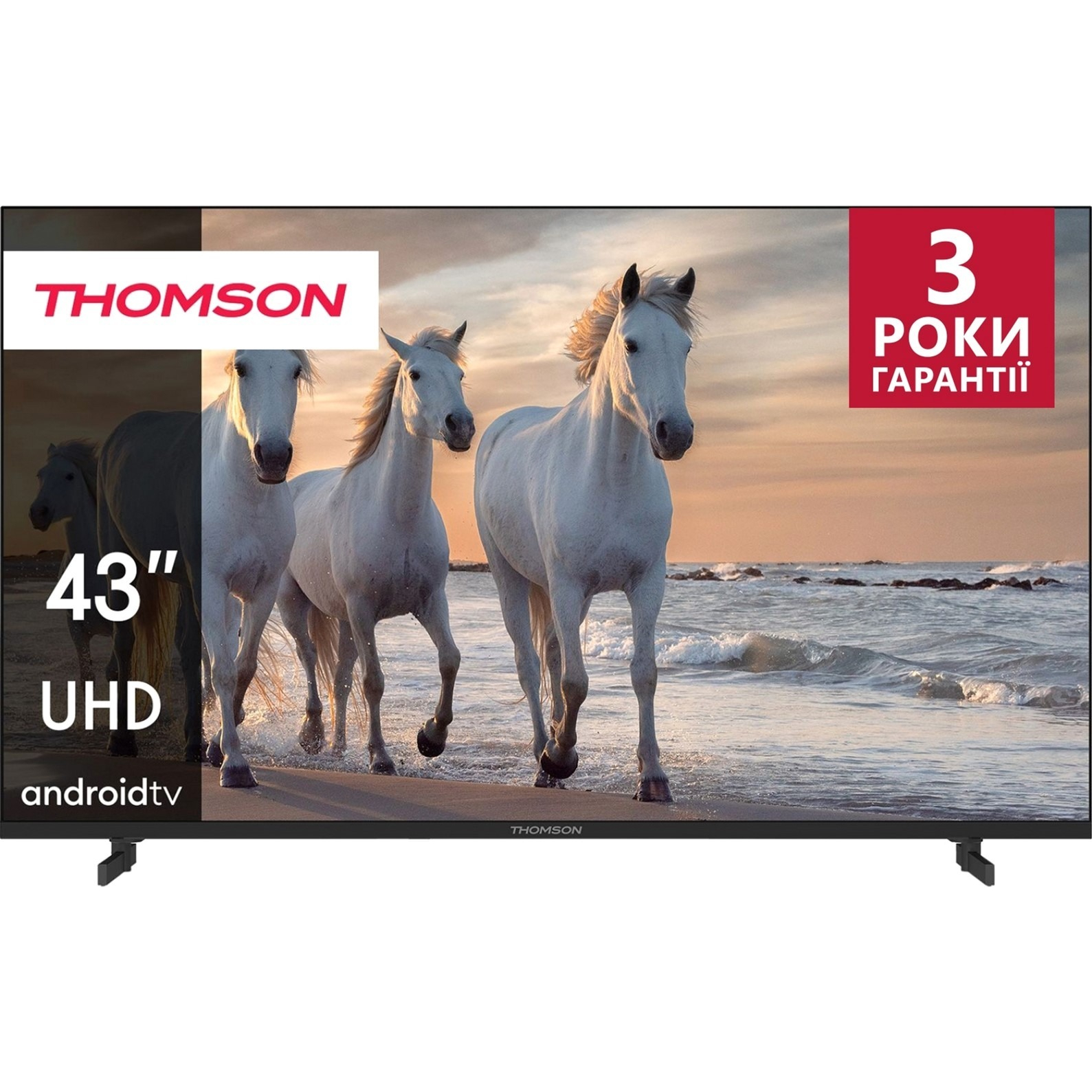 Телевiзор Thomson Android TV 43" UHD 43UA5S13