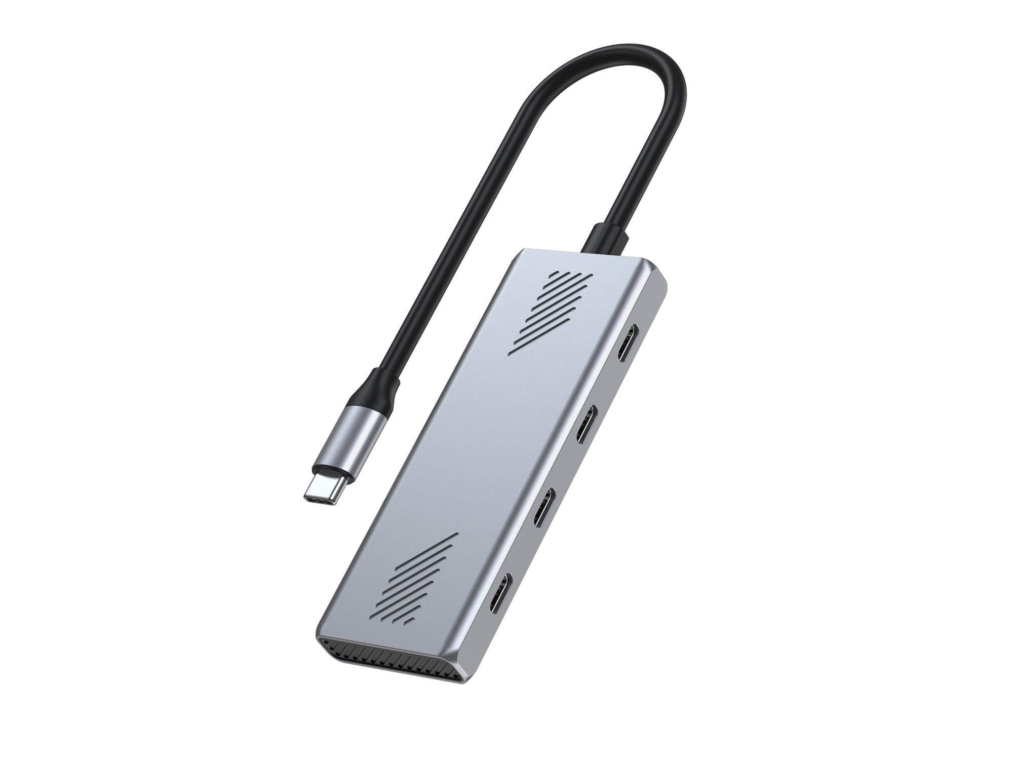 USB-хаб Gembird USB Type-C 4-в-1 (UHB-CM-U310-C4-01)