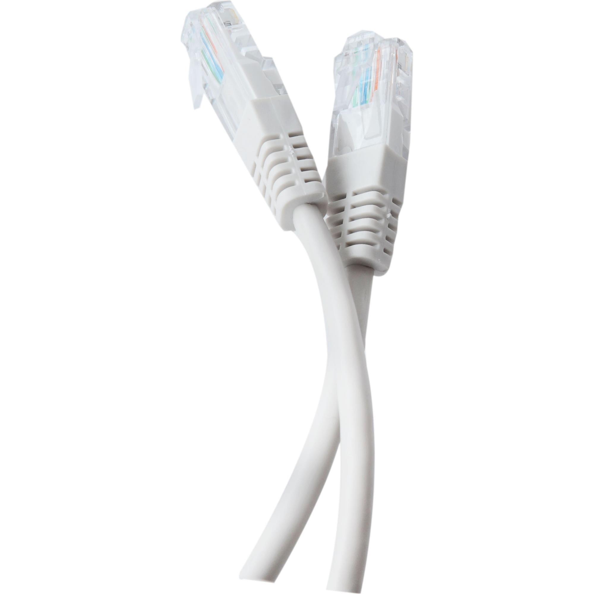 Патч-корд литий Tecro UTP-RJ45-0200, RJ45, Cat.5e, 2m, сірий