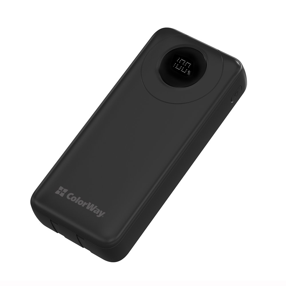 Універсальна мобільна батарея ColorWay EnergyPlus 20000mAh Black (CW-PB200LPB4BK-PDD)