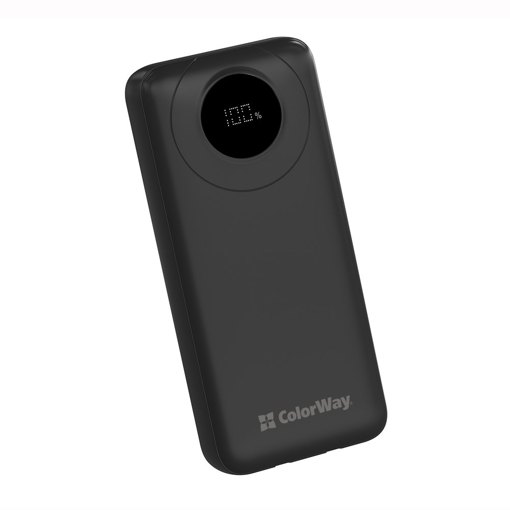 Універсальна мобільна батарея ColorWay EnergyPlus 20000mAh Black (CW-PB200LPB4BK-PDD)