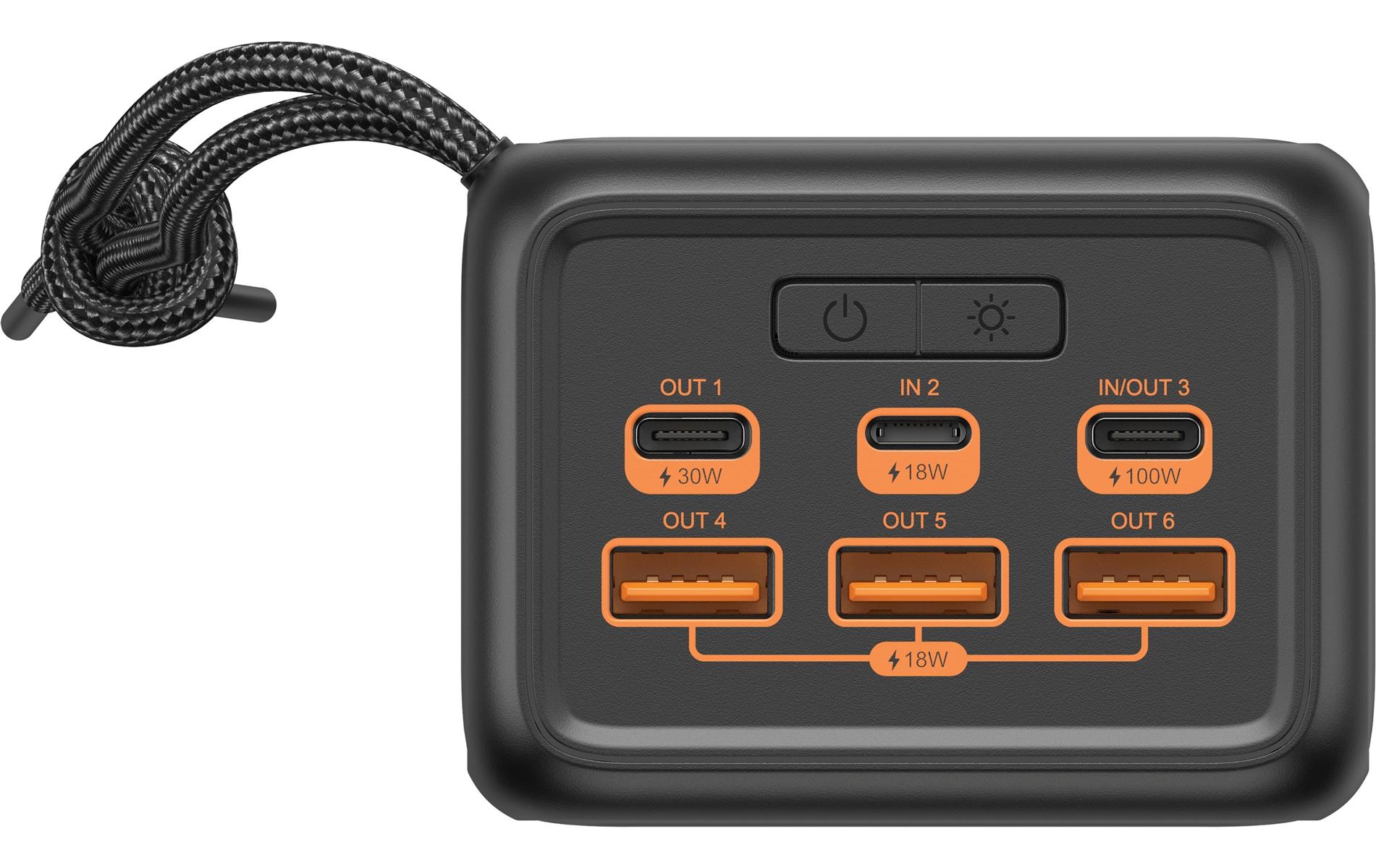 Универсальная мобильная батарея Sandberg Powerbank 50000mAh, USB-C PD 130W, Black (420-75) Универсальная мобильная батарея Sandberg Powerbank 50000mAh, USB-C PD 130W, Black (420-75)