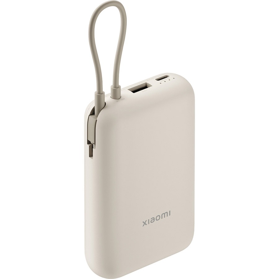 Універсальна мобільна батарея Xiaomi 10000mAh 22.5W Integrated Cable Beige (BHR9072GL)