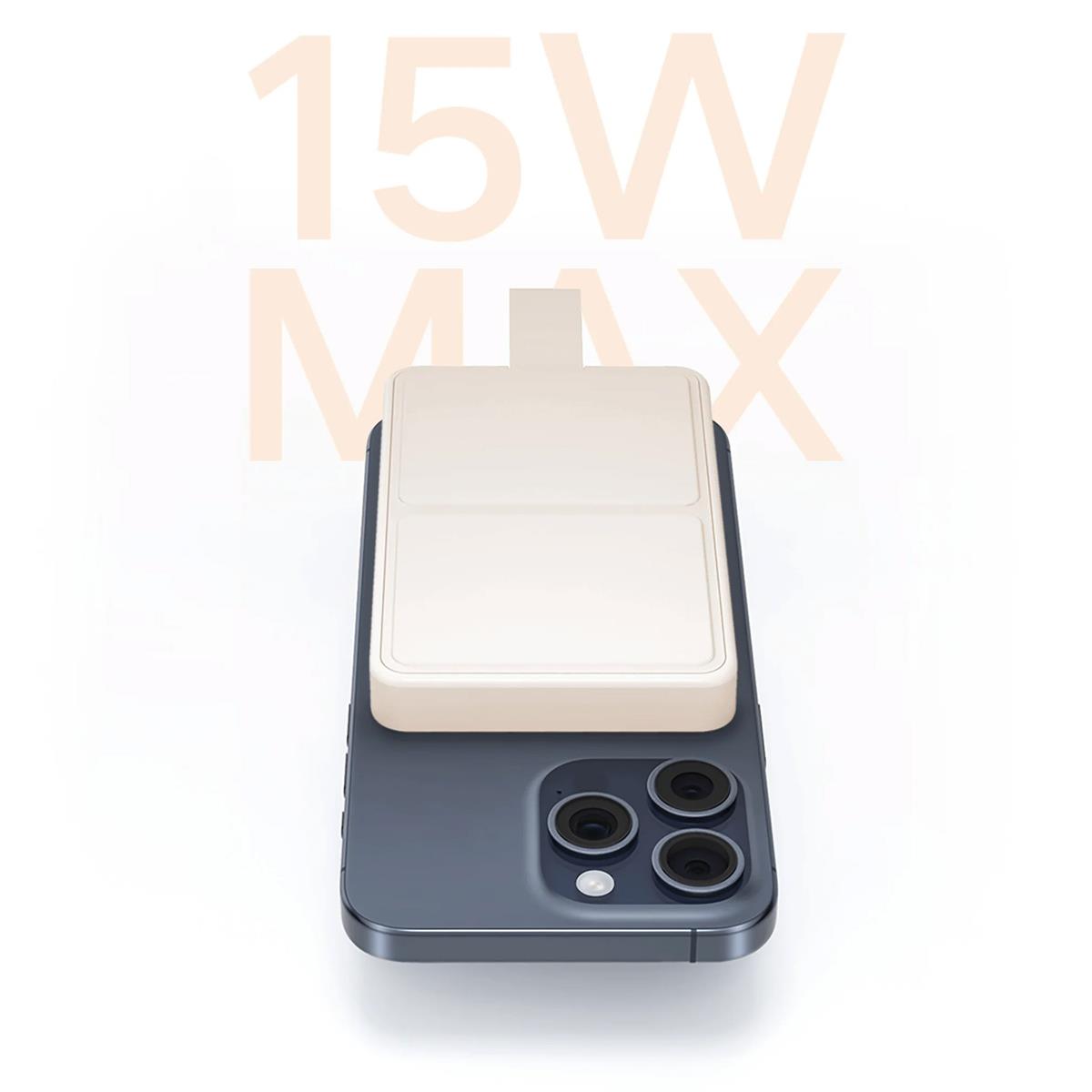 Універсальна мобільна батарея Xiaomi 6000mAh 15W Magnetic Beige (BHR9074GL)