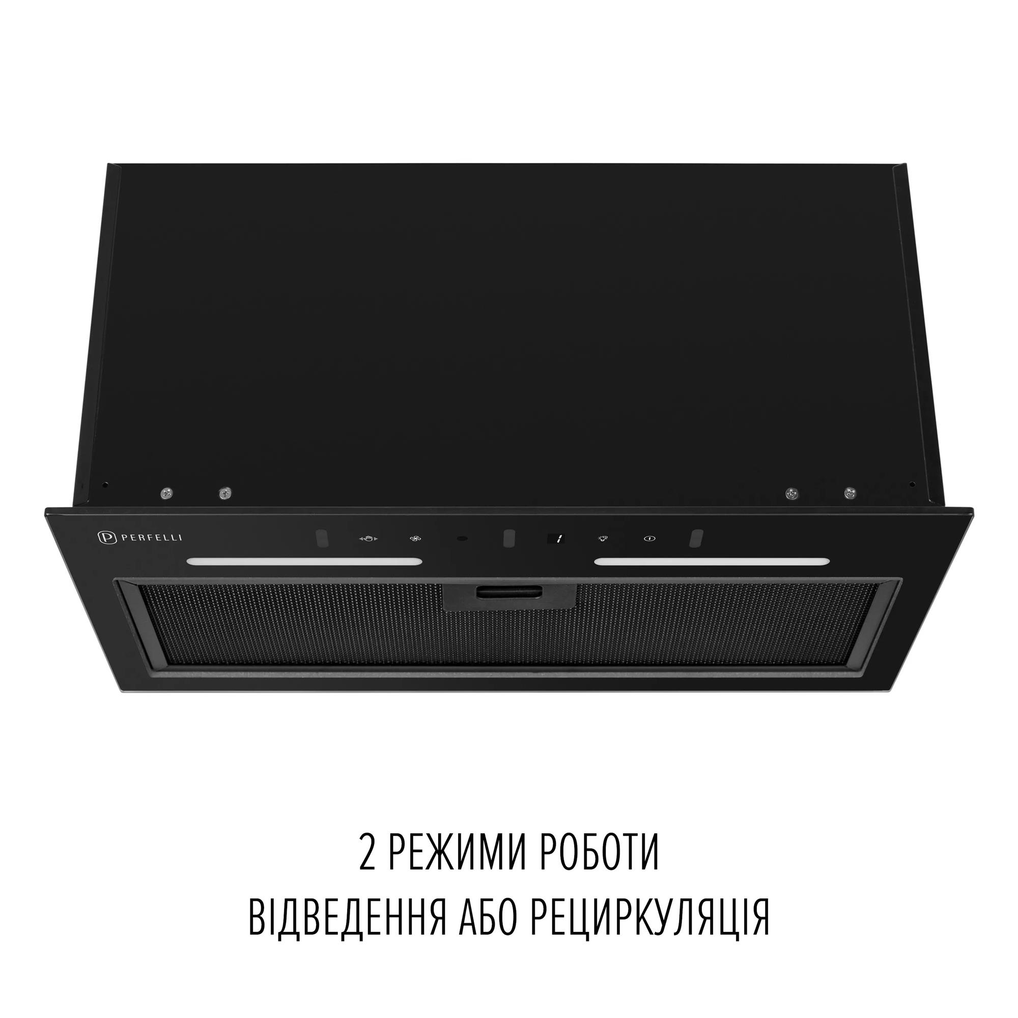 Вытяжка Perfelli Viola 5NWRB Nero Вытяжка Perfelli Viola 5NWRB Nero