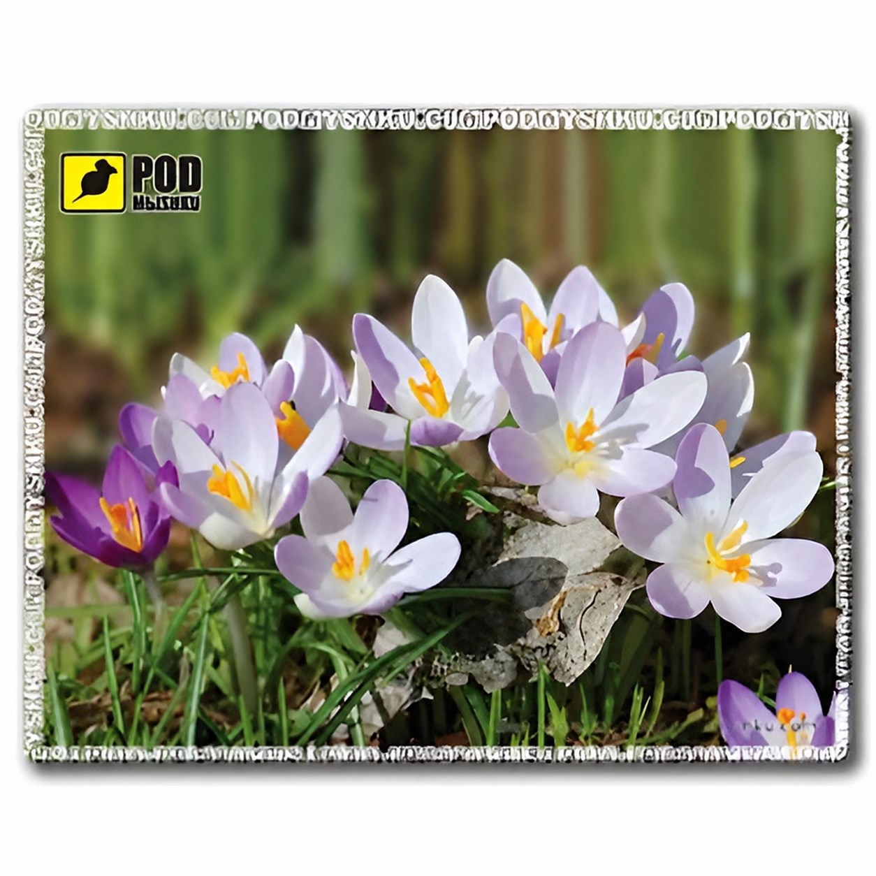 Коврик для миші Pod Mishkou Крокуси ПВХ