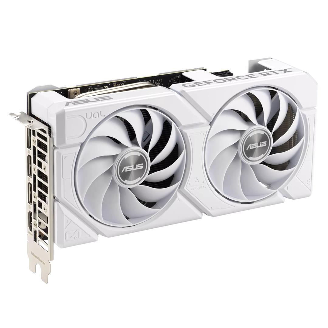 Відеокарта GF RTX 4060 Ti  8GB GDDR6 Dual Evo White OC Asus (DUAL-RTX4060TI-O8G-EVO-WHITE)