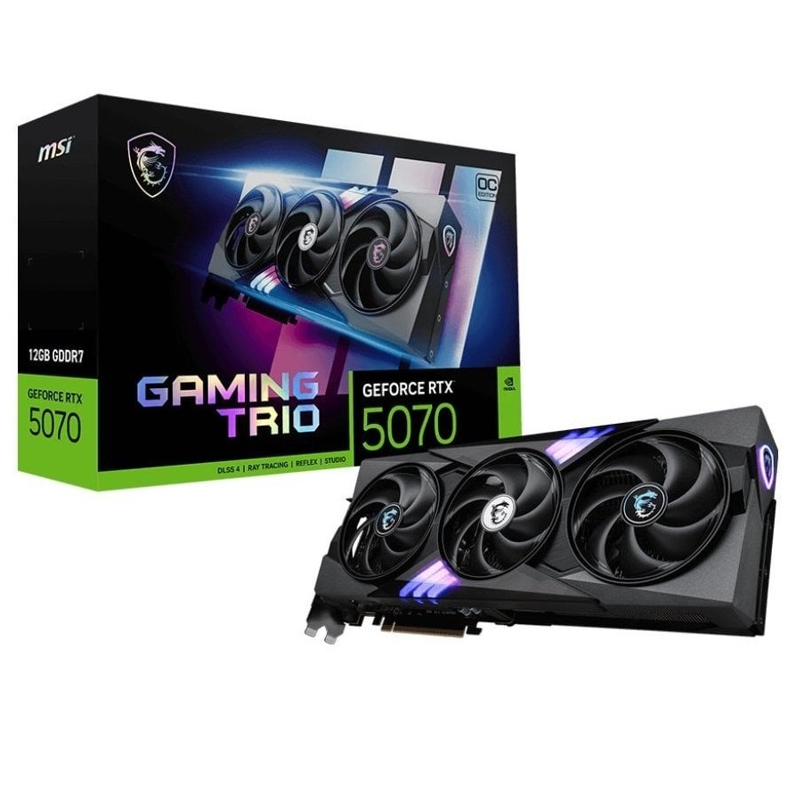 Видеокарта MSI RTX 5070 GAMING TRIO OC