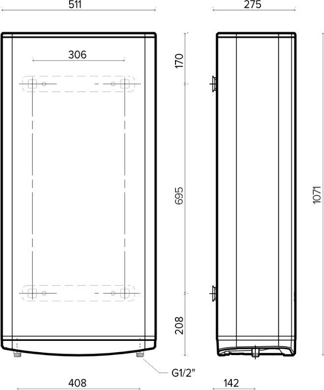 Водонагрівач Ariston Velis Tech 80 EU (3100918)