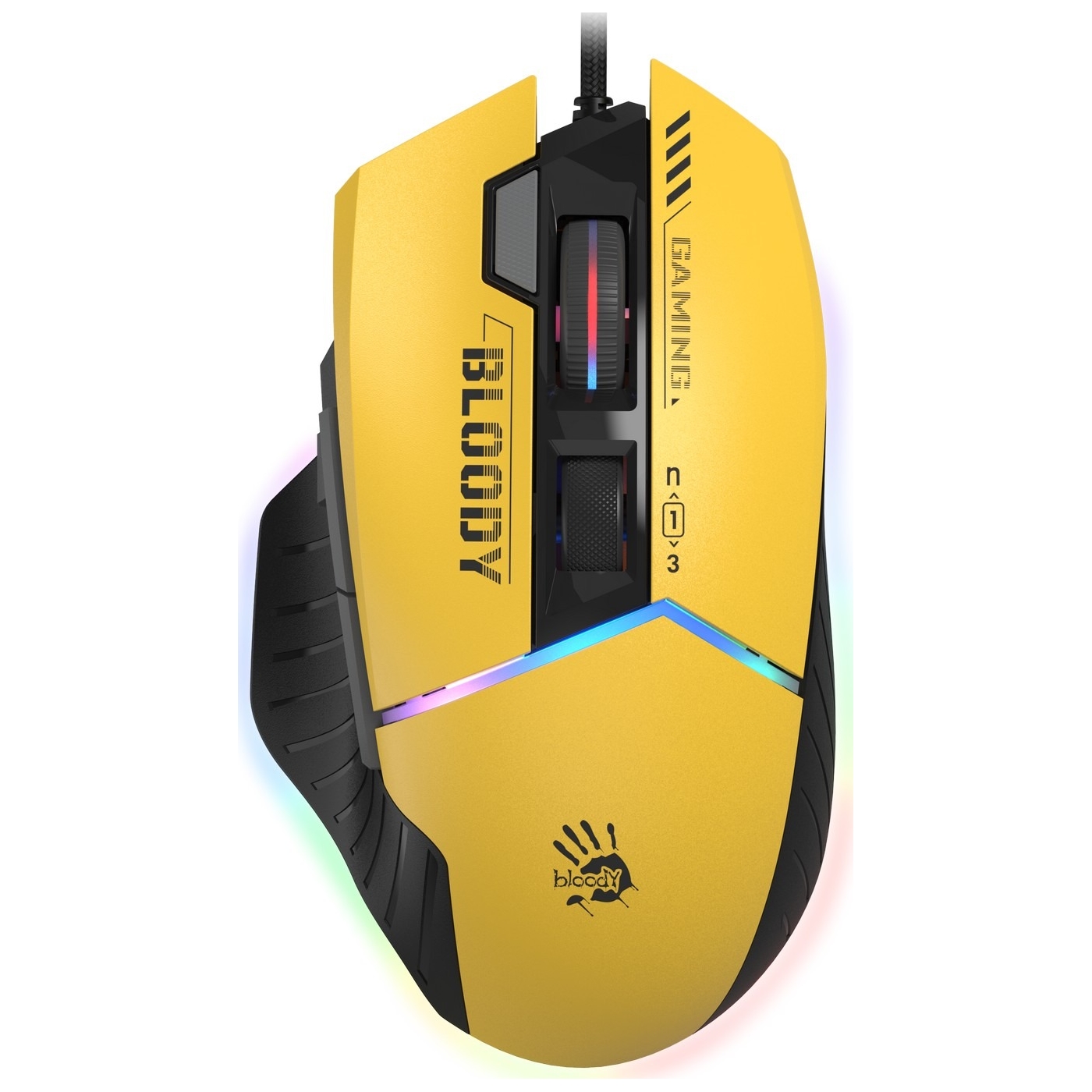 Миша A4Tech Bloody W95 Max Sports Lime
