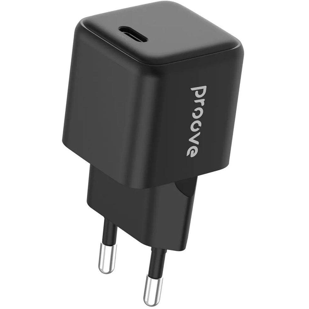 Мережевий зарядний пристрій Proove Pocket GaN 25W GaN технологія Чорний