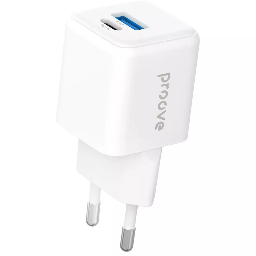 Сетевое зарядное устройство Proove Pocket GaN Plus 25W White