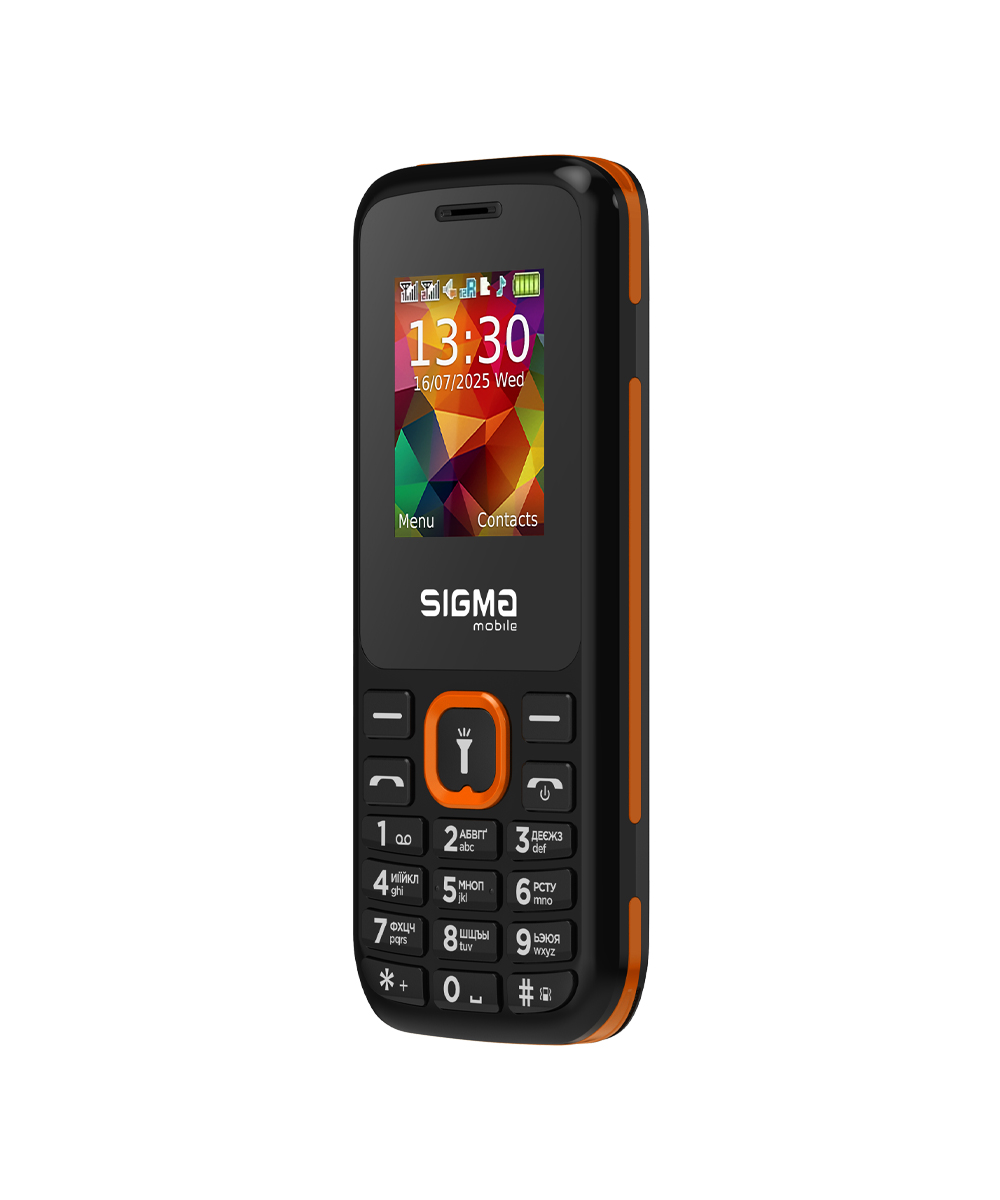 Мобильный телефон Sigma mobile X-style 171 Mini Dual Sim Black/Orange Мобильный телефон Sigma mobile X-style 171 Mini Dual Sim Black/Orange