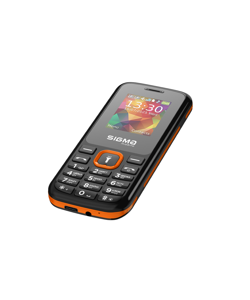 Мобильный телефон Sigma mobile X-style 171 Mini Dual Sim Black/Orange Мобильный телефон Sigma mobile X-style 171 Mini Dual Sim Black/Orange