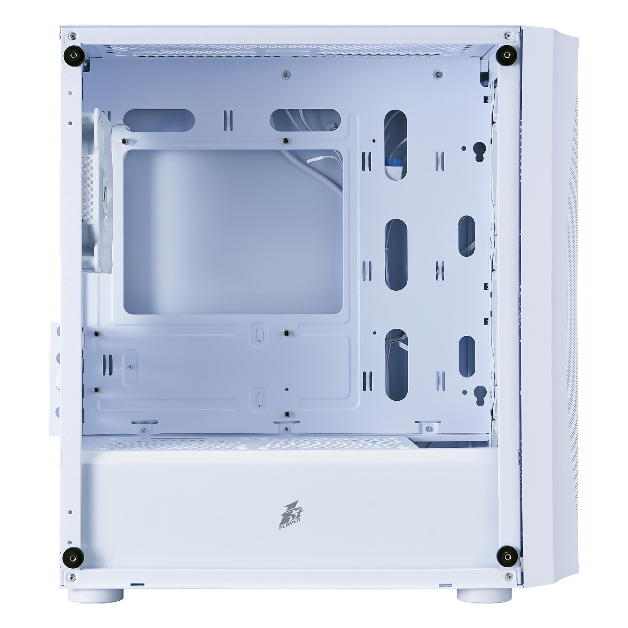 Корпус 1stPlayer X3-M-WH-4F1-W White без БП Корпус 1stPlayer X3-M-WH-4F1-W White без БП
