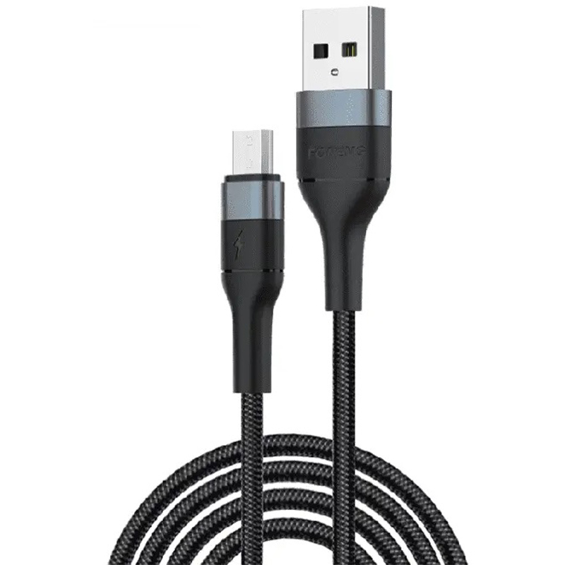 Кабель Foneng X51 швидка зарядка 3А Чорний