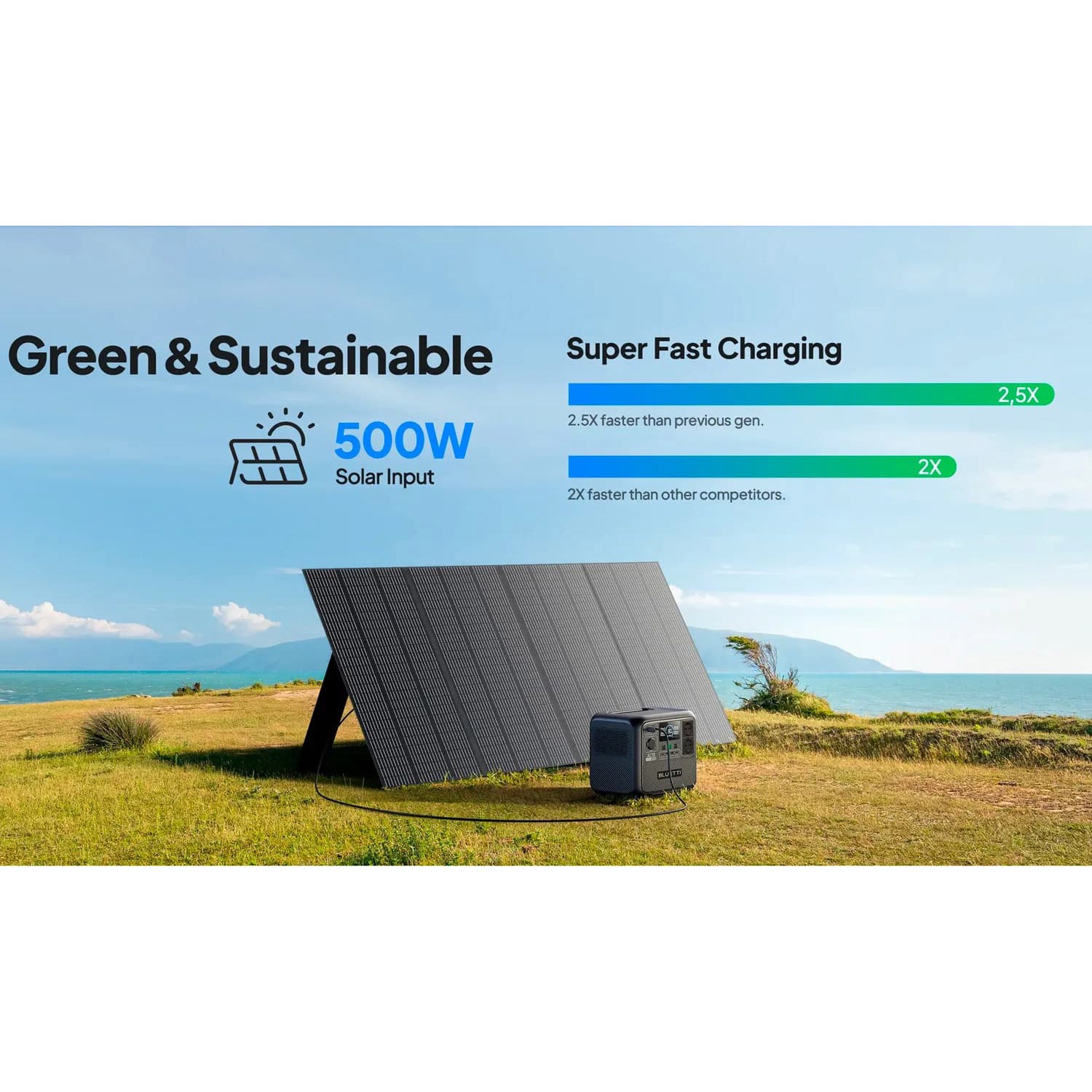 Зарядная станция Bluetti AC70 1000W 768Wh Зарядная станция Bluetti AC70 1000W 768Wh