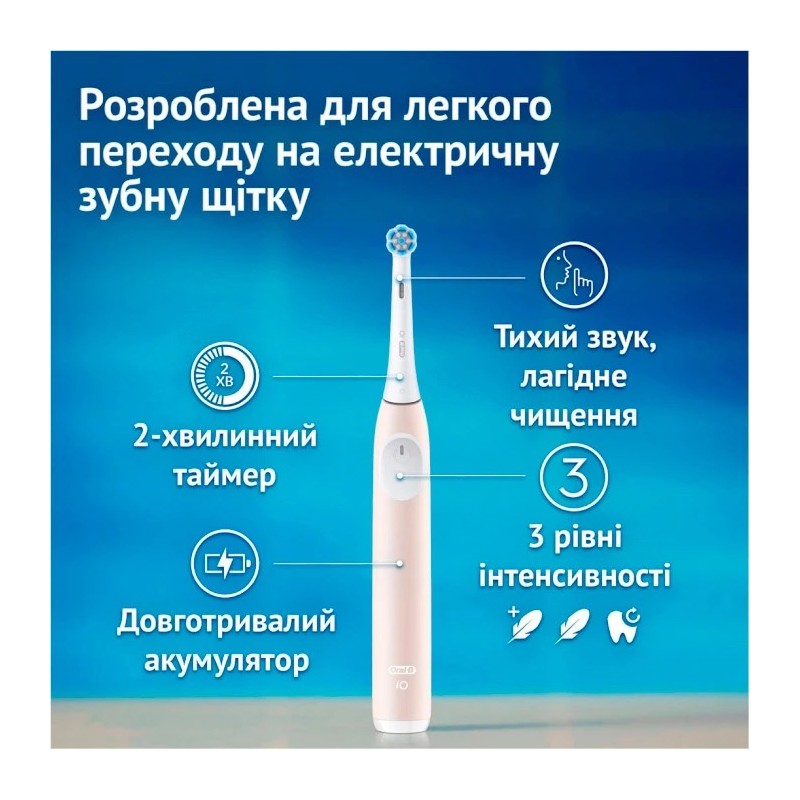 Зубная электрощетка Braun Oral-B iO Series 2 iOS2.1C9.0 Pink Зубная электрощетка Braun Oral-B iO Series 2 iOS2.1C9.0 Pink