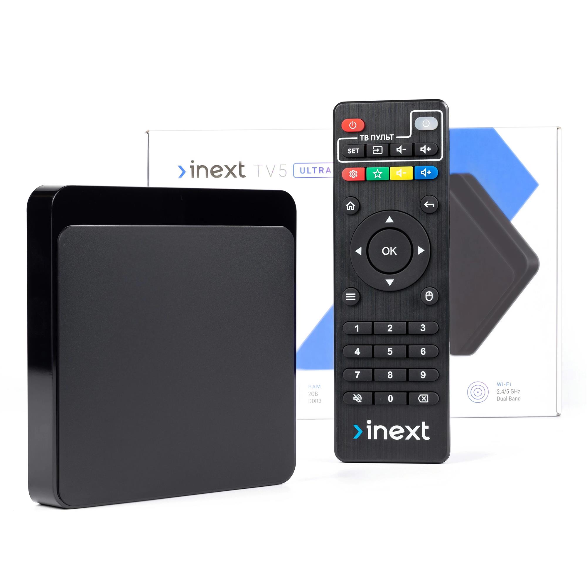 фото Стаціонарний медіаплеєр iNeXT TV5 Ultra