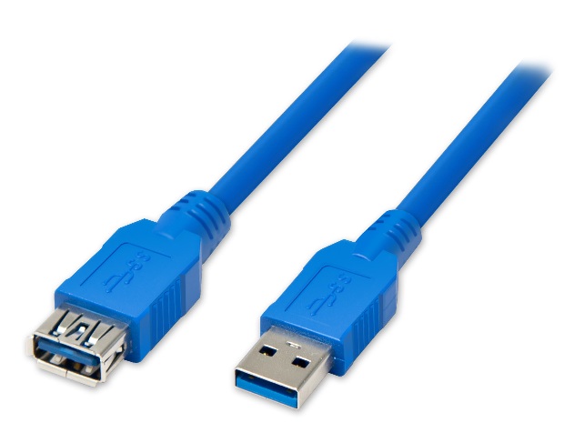 Кабель Atcom USB - USB V 3.0 (M/F), подовжувач, 3.0 м, blue (6149)