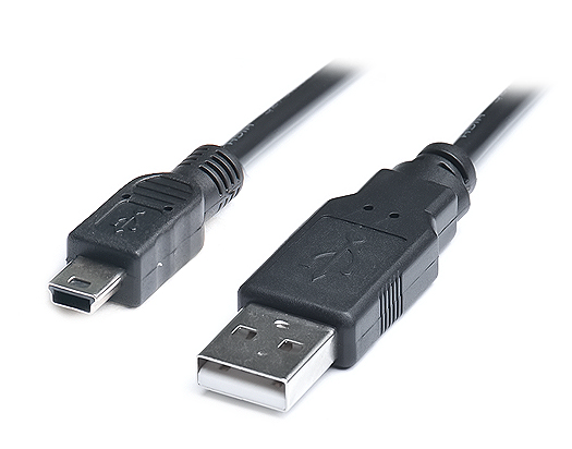 Кабель REAL-EL USB - mini USB V 2.0 (M/M), 1.8 м, чорний (EL123500006)